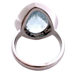 Bague Aigue Marine Or 18Ct & Diamants