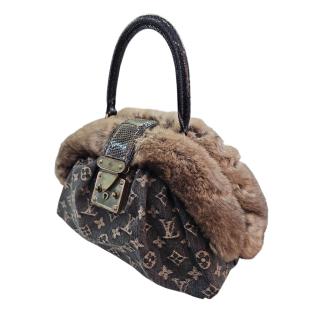 Sac Louis Vuitton Demi Lune Denim