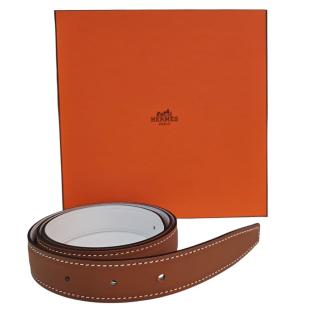 Hermès Cuir de Ceinture Réversible