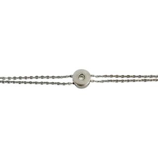 BRACELET OR 18CT & DIAMANT