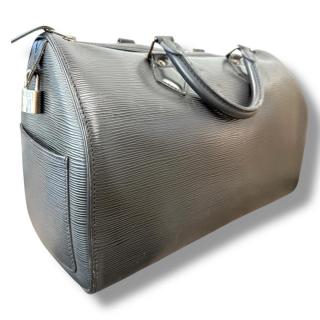 Sac Louis Vuitton Speedy Cuir Epi Noir