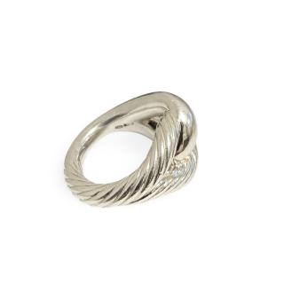 Pomellato 67 Bague Double Torchon en Argent