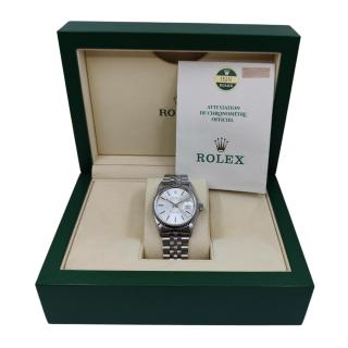 Rolex DateJust 36 Silver Dial
