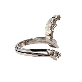 Bague Or Blanc 18 Ct et Diamants