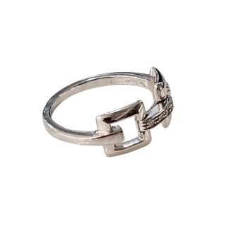 Bague Or Blanc 18 Ct et Diamants
