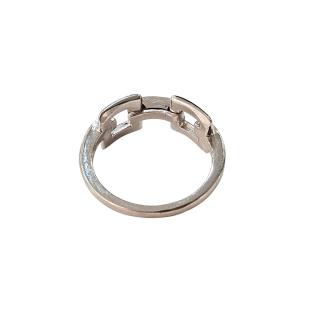Bague Or Blanc 18 Ct et Diamants