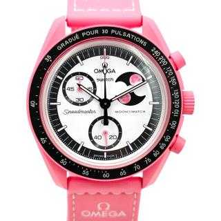 Oméga X Swatch Mission To The Pink Moonphase
