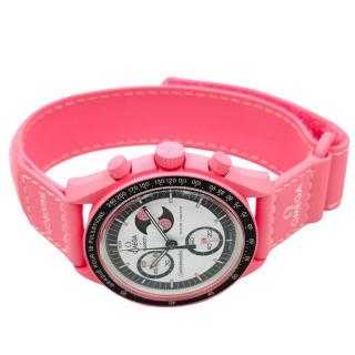 Oméga X Swatch Mission To The Pink Moonphase