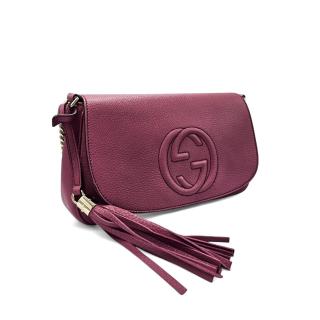 Sac à main Gucci Soho Long Flap Violet