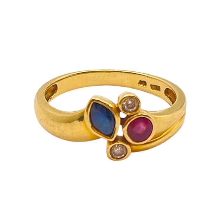 Bague Or 18CT & Diamants
