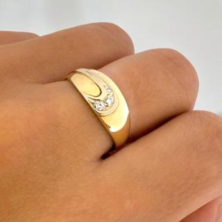 Bague Or 14CT & Diamants