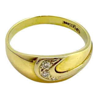 Bague Or 14CT & Diamants