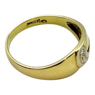 Bague Or 14CT & Diamants