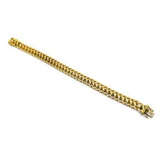 Bracelet Or Jaune 18k Maille Américaine 46.38 g