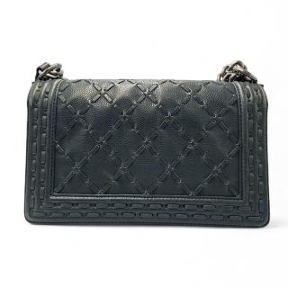 Sac Chanel Boy 25 Bleu Vert