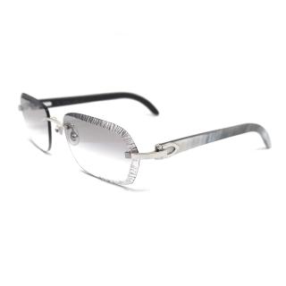 Lunettes Cartier Decor C en Cornes de Buffles
