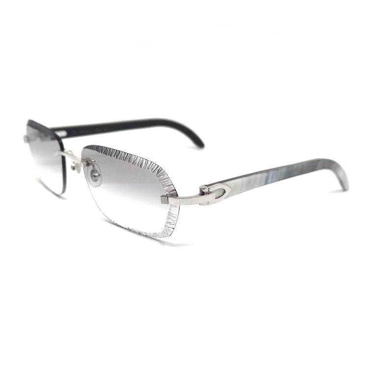 Lunettes Cartier Decor C en Cornes de Buffles