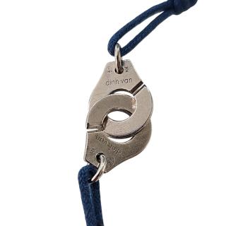 Bracelet sur Cordon Dinh Van Menottes Argent