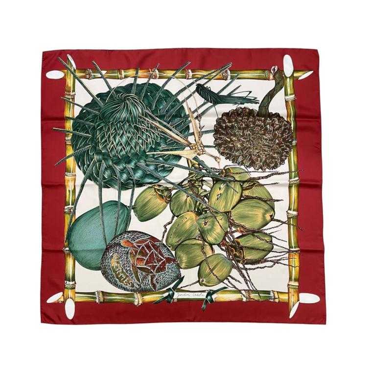 Foulard Hermès Jardin Créole
