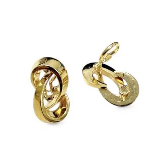 Boucles d'oreilles à pince Or jaune 18 carats