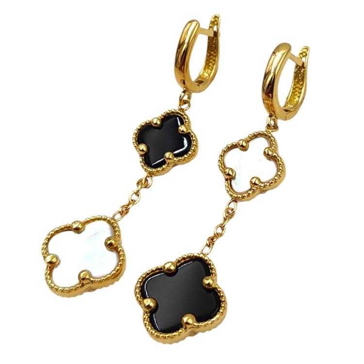 Boucles d'Oreilles Or Jaune 18 Ct