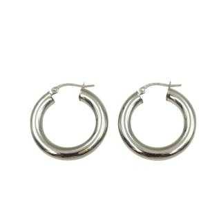 Boucles d'Oreilles Or Blanc 18 Ct
