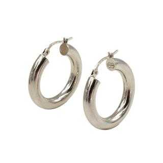 Boucles d'Oreilles Or Blanc 18 Ct