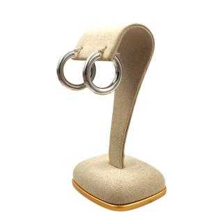 Boucles d'Oreilles Or Blanc 18 Ct