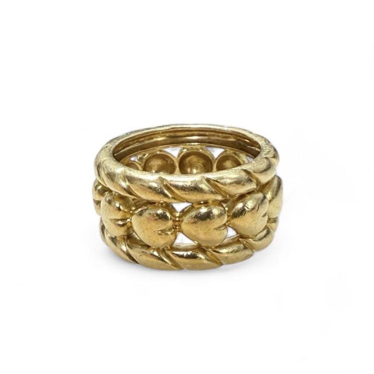 Bague Or Jaune 18 ct