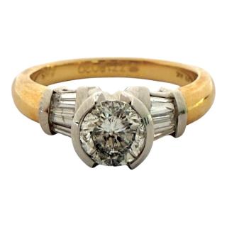 Bague Or 14Ct Diamants 0.50CT
