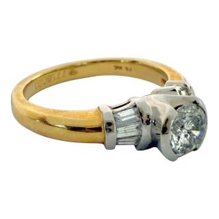 Bague Or 14Ct Diamants 0.50CT