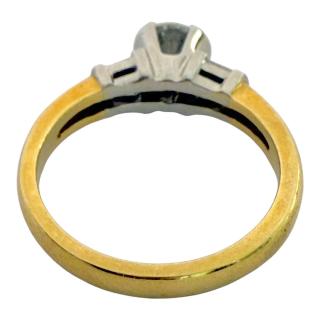 Bague Or 14Ct Diamants 0.50CT