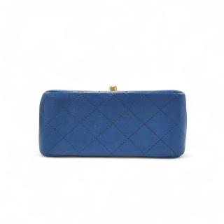 Mini Sac à Bandoulière Chanel Timeless Bleu