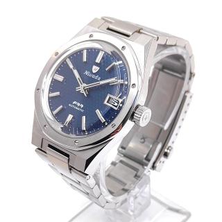 Nivada Grenchen F77 Blue Date