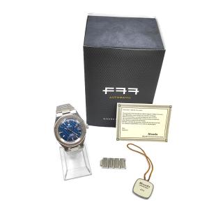 Nivada Grenchen F77 Blue Date