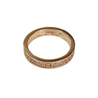 Cartier Bague Love Mini Modèle Pavée