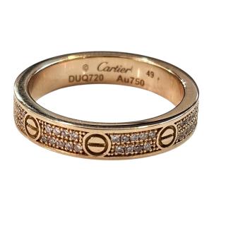 Cartier Bague Love Mini Modèle Pavée