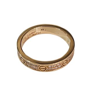 Cartier Bague Love Mini Modèle Pavée