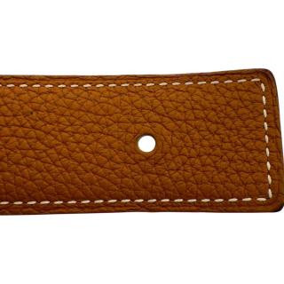 Cuir de Ceinture Réversible Hermes