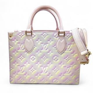 Sac à main Louis Vuitton OnTheGo Pm Pink Monogram