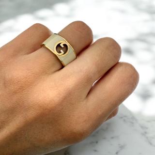 Bague Gucci Metal Interlocking