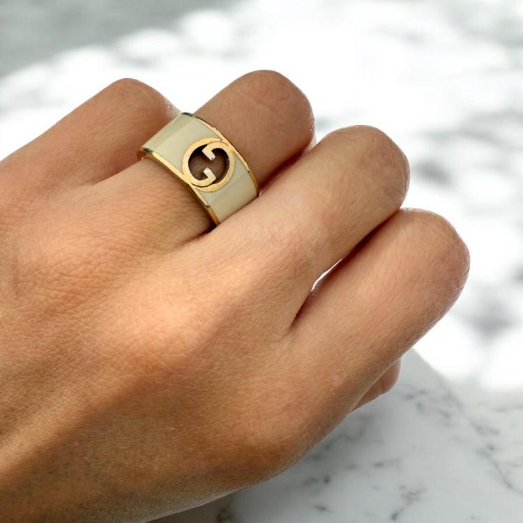 Bague Gucci Metal Interlocking