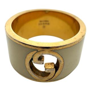 Bague Gucci Metal Interlocking