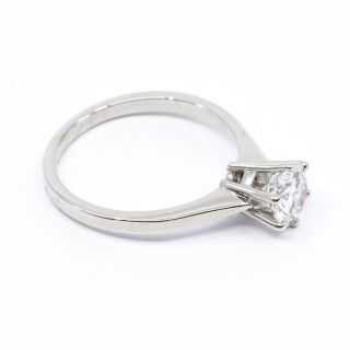 Solitaire Or Gris 18K