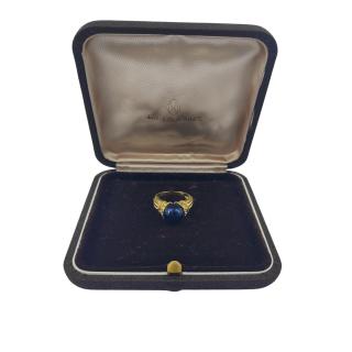 Bague Or Jaune 18 Ct et Pierre SODALITE 7.60G ILIAS...