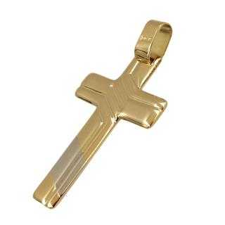 Pendentif Or Jaune&Blanc 18 Ct