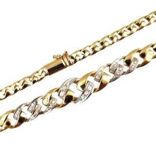 Collier Or 18 Ct & Diamants