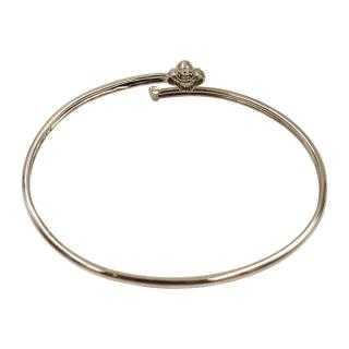 Bracelet Or Blanc 18 Ct & Diamants