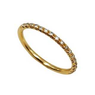Bague Or Jaune 18 Ct & Diamants