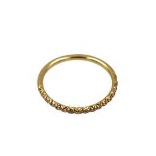 Bague Or Jaune 18 Ct & Diamants